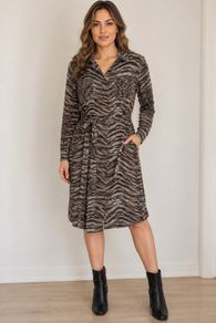 Leopard print dress - size 14