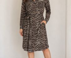 Leopard print dress - size 14