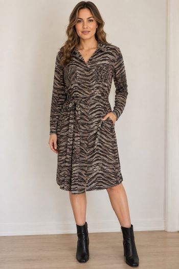 Leopard print dress - size 14