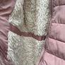 Next girls sherpa lined hooded padded coat, Age 9 (Free girls clothes/items for first buyer to offer asking price on this) Image 4