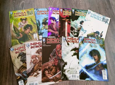 Ninja Scroll Comic Book Lot 11 Issues DC Wild Storm