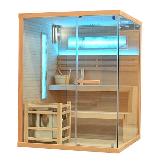 Finnish Sauna Ireland RIVER with Harvia Furnace 1500x1400x1920 mm (6 kW)