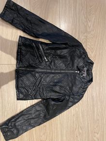 Leather like jacket for girls - 11-12 yo