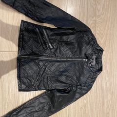 Leather like jacket for girls - 11-12 yo