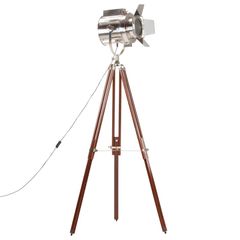 Tripod Floor Lamp Solid Mango Wood 180 cm