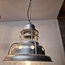Vintage French industrial style lampshade Image 3