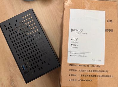 Arsylid A39 Mini-ITX Case, Black (NEW!!!)