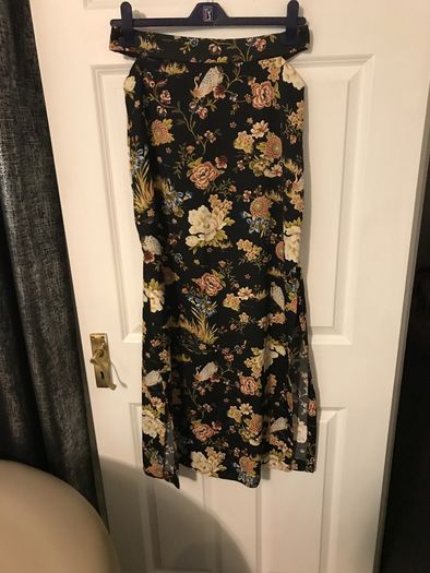 zara maxi skirt