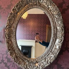 Antique carved mirror