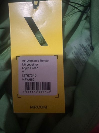 BNWT MyProtein Tempo 7/8 Leggings - Apple Green - Size M Postage included