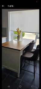 Kitchen island and 2 chairs