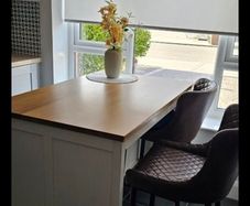 Kitchen island and 2 chairs