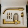 Brushed Brass Wall Mounted Bath Mixer Tap Image 2
