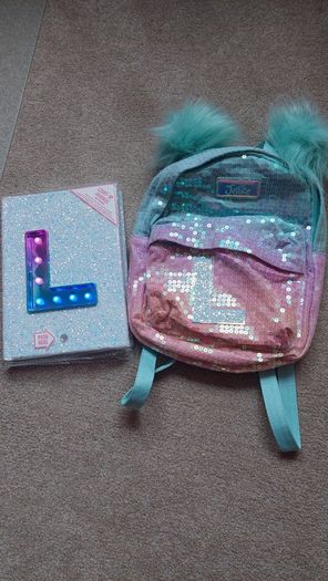 Kids backpack & light-up book