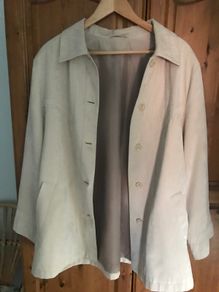 Stylish Jacket Beige Size 24 New w/o Tags