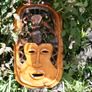 Wooden Heavy African Mask Image 2