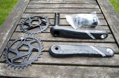 Sram Descendant Carbon Crankset 175mm Brand New
