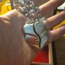 Vintage heart metal partner keyring Image 2