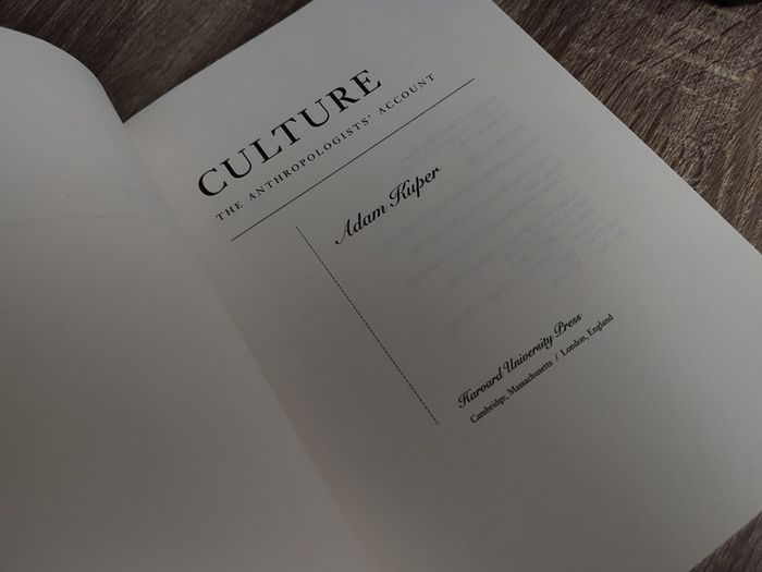 Culture: The Anthropologists' Account ! by Adam Kuper ! Trade Paperback ! TPB ! 2000 ! by Harvard University Press !