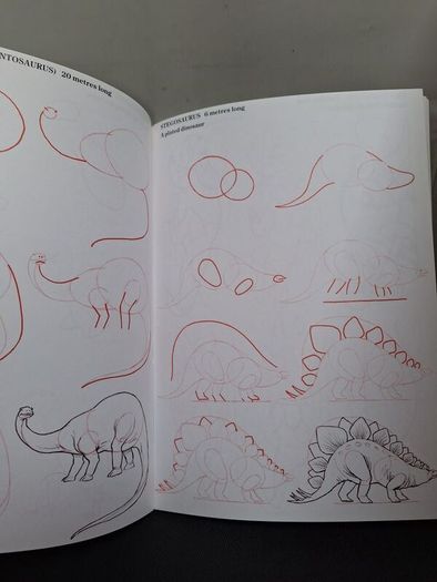 SALE! Set of 4 DRAW 50 drawing books: Dinosaurs, Flowers, Animals and Endangered Animals