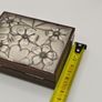 Italian Mid Century Modern Jatoba and Silver Plated Cigarette Box Image 5