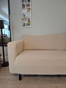 Beige Granbest 3-Seater Elastic Sofa Cover / Furniture Protector