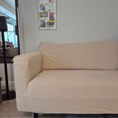 Beige Granbest 3-Seater Elastic Sofa Cover / Furniture Protector