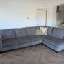 Large corner L shaped sofa couch Image 3