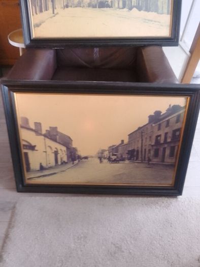 2 Vintage Very Large Framed Edgeworthstown Pictures
