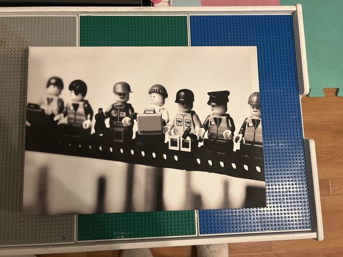Large Store and Build Lego Table and Print