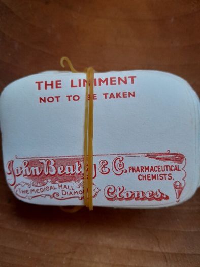 old chemist label