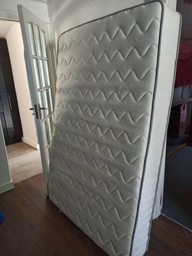 Double bed and mattress