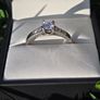 18ct White Gold Diamond Engagement Ring Image 4