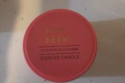 pink berry scented candle
