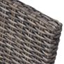 Dining Chairs 6 pcs Brown Kubu Rattan and Mango Wood Image 6