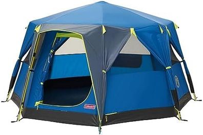 Tent Octago, 3 Man Tent Ideal for Camping in the Garden, Dome Tent, Waterproof 3 Person Camping Tent with Sewn-in Groundsheet