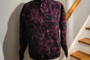 Dunnes purple &amp; black fleece top, Size XS / 6-8