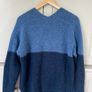 Designer brand mos mosh jumper in navy and airforce blue wool and alpaca and mohair BRAND NEW Image 4