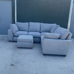 Grey corner sofa