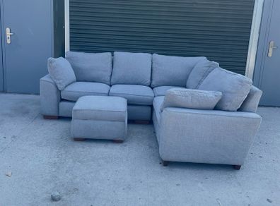 Grey corner sofa