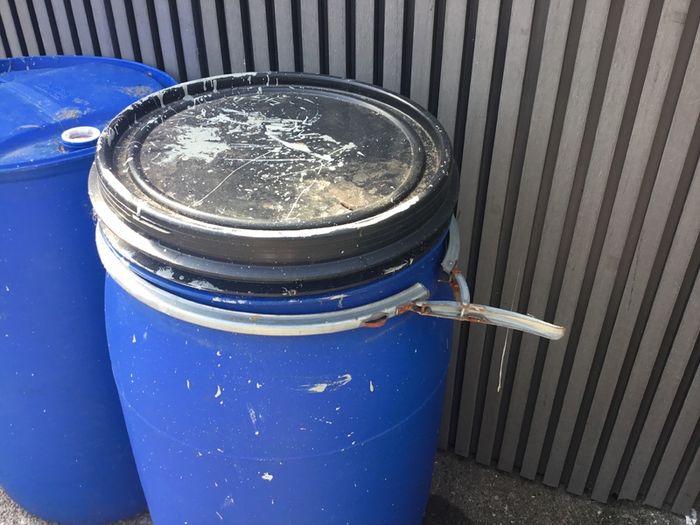 yard clear out , barrels