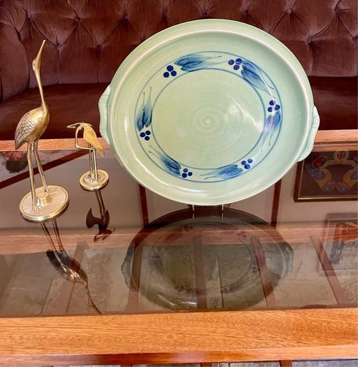 Stunning Discontinued Stoneware Jackson Kilkenny Fruit Serving Plate or Platter