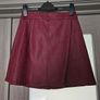 BNWT Burgundy mini skirt Image 2