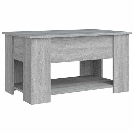 Coffee Table Grey Sonoma 79x49x41 cm Engineered Wood