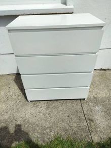 Chest of 4 drawers Malm white
