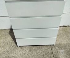 Chest of 4 drawers Malm white