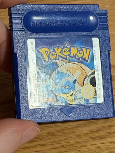 Pokemon Blue for the Nintendo Game Boy - New Battery