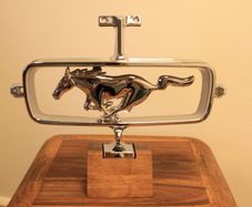 FORD 1964-1965 Mustang Pony Chrome Grill Emblem Display Muscle Car