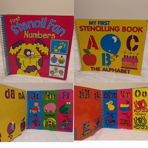 My First Stencil Books x 2