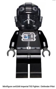 Lego Star Wars sw0268 Imperial TIE Fighter / Defender Pilot